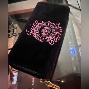 Vintage navy blue juicy couture wallet